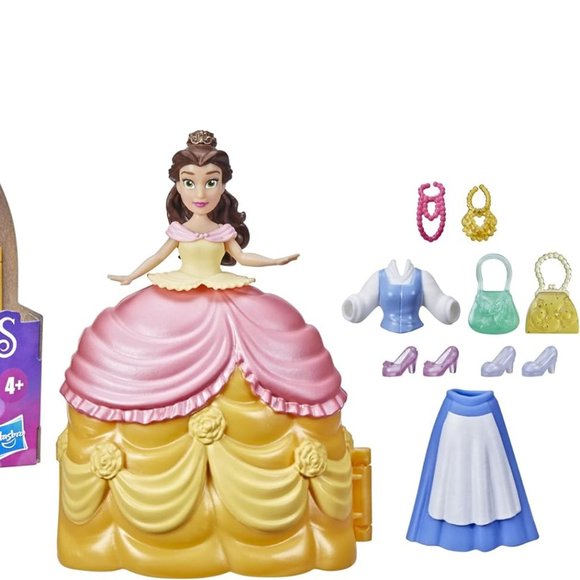 Fashion Surprise Princess 10 pcs ages 4+ Belle great as a cake toper - Picture 11 of 13